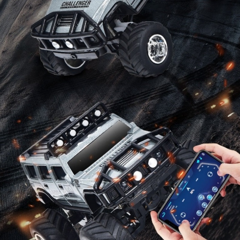 🔋 ¡OFERTA ESPECIAL 2025! ¡50% DE DESCUENTO! ✨ Mini camión todoterreno RC con luces
