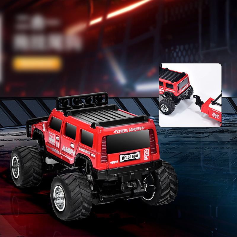 🔋 ¡OFERTA ESPECIAL 2025! ¡50% DE DESCUENTO! ✨ Mini camión todoterreno RC con luces