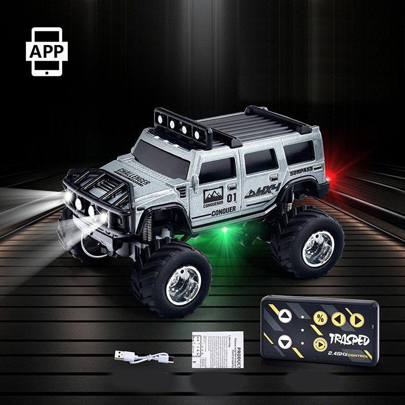 🔋 ¡OFERTA ESPECIAL 2025! ¡50% DE DESCUENTO! ✨ Mini camión todoterreno RC con luces