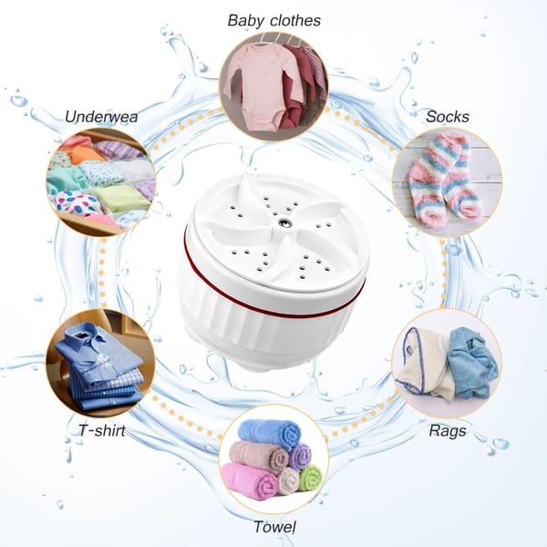⏰🔥 ¡50% DE DESCUENTO POR TIEMPO LIMITADO! ✨ Lavadora Ultrasónica Portátil – Limpieza Rápida y Fácil para Tu Hogar 💖🧼