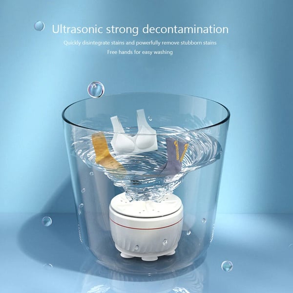 ⏰🔥 ¡50% DE DESCUENTO POR TIEMPO LIMITADO! ✨ Lavadora Ultrasónica Portátil – Limpieza Rápida y Fácil para Tu Hogar 💖🧼