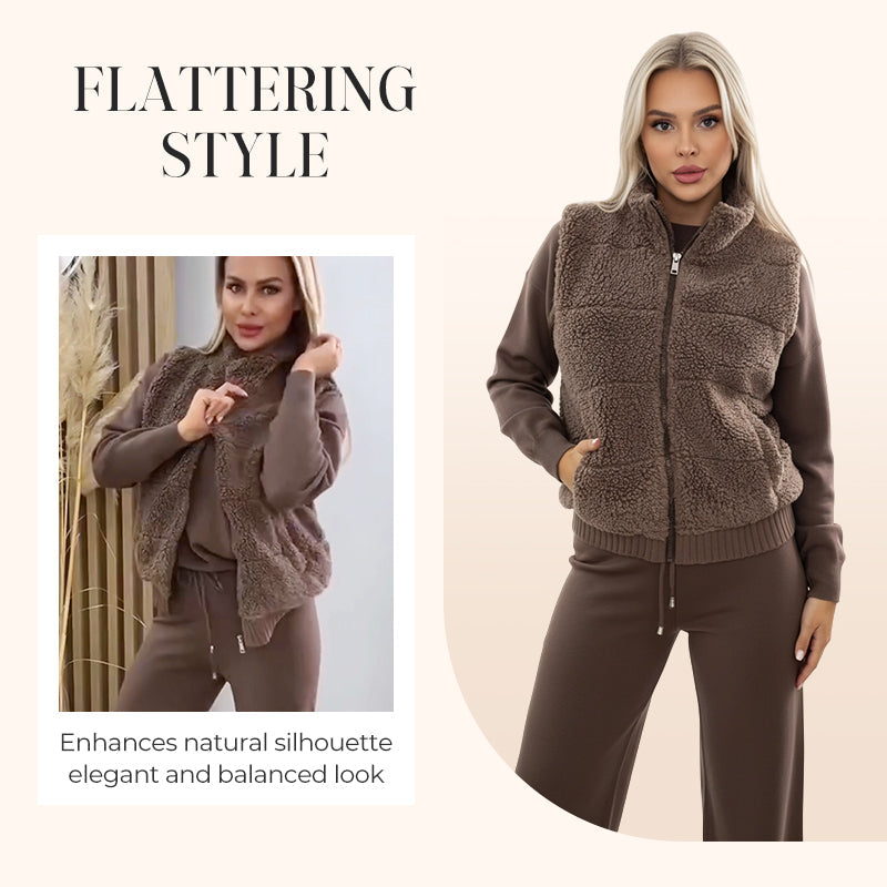 ✨ Conjunto de 3 Piezas para Mujer   Cálido, Cómodo y Perfecto para el Día a Día 💕