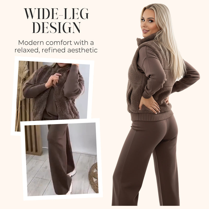 ✨ Conjunto de 3 Piezas para Mujer   Cálido, Cómodo y Perfecto para el Día a Día 💕