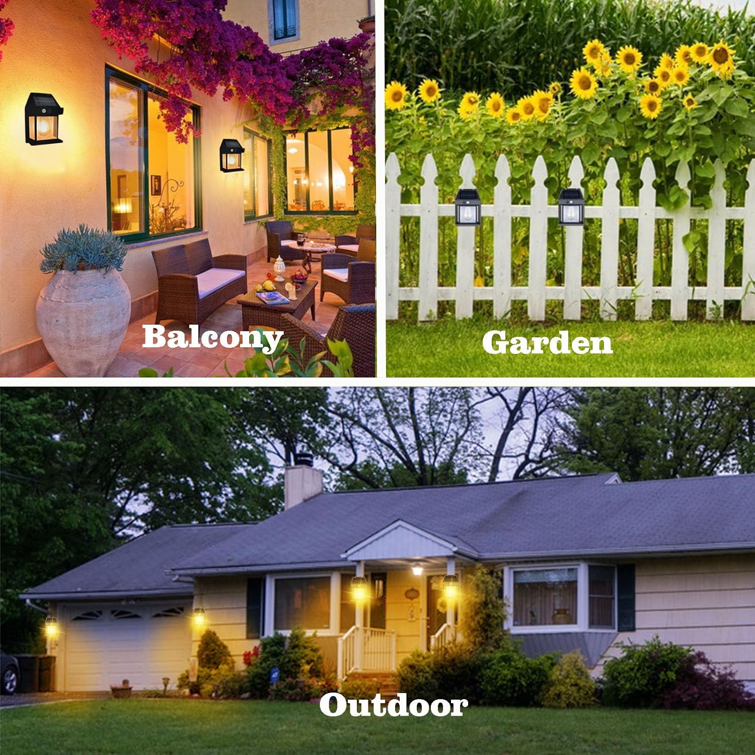 🌞💡 Lámpara de Pared Solar con Sensor de Movimiento y Luz de Tungsteno – Iluminación Inteligente, Segura y Elegante para Exterior 🏡✨