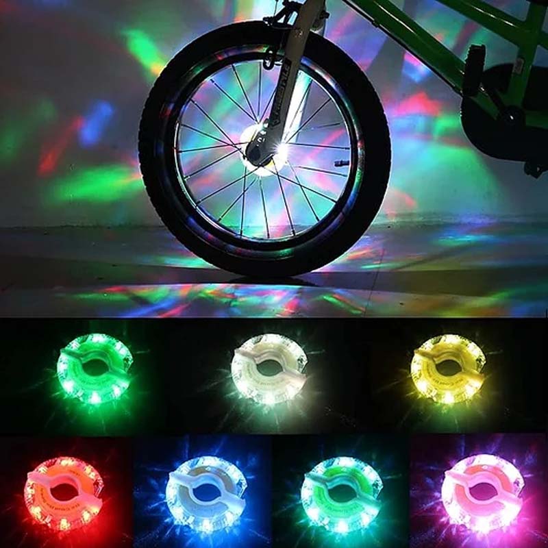 ✨ Luz LED para Buje de Rueda de Bicicleta - Noches Brillantes