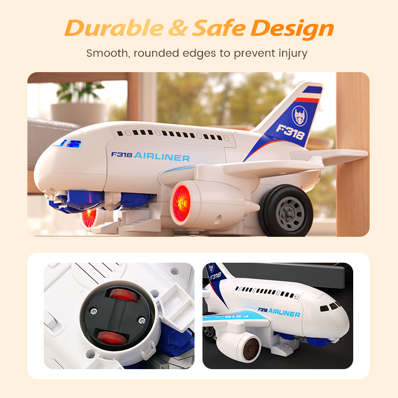 🎁🔥 ¡50% OFF HOY! — Avión Robot Eléctrico 2 en 1 ✈️🤖 Se Transforma Solo y Encanta a los Niños