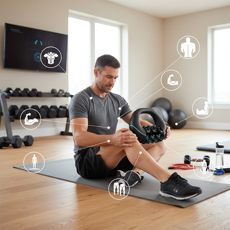 💆 Masajeador Profesional – Tecnología, Comodidad y Potencia para una Recuperación Corporal Eficaz ✨💪
