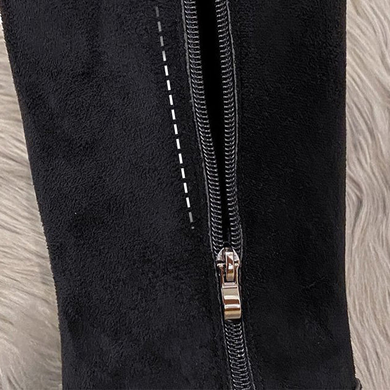❄️👢 Botas de Invierno a Media Pantorrilla para Mujer – Cálidas, Antideslizantes y Duraderas para Todo el Día 🧥✨