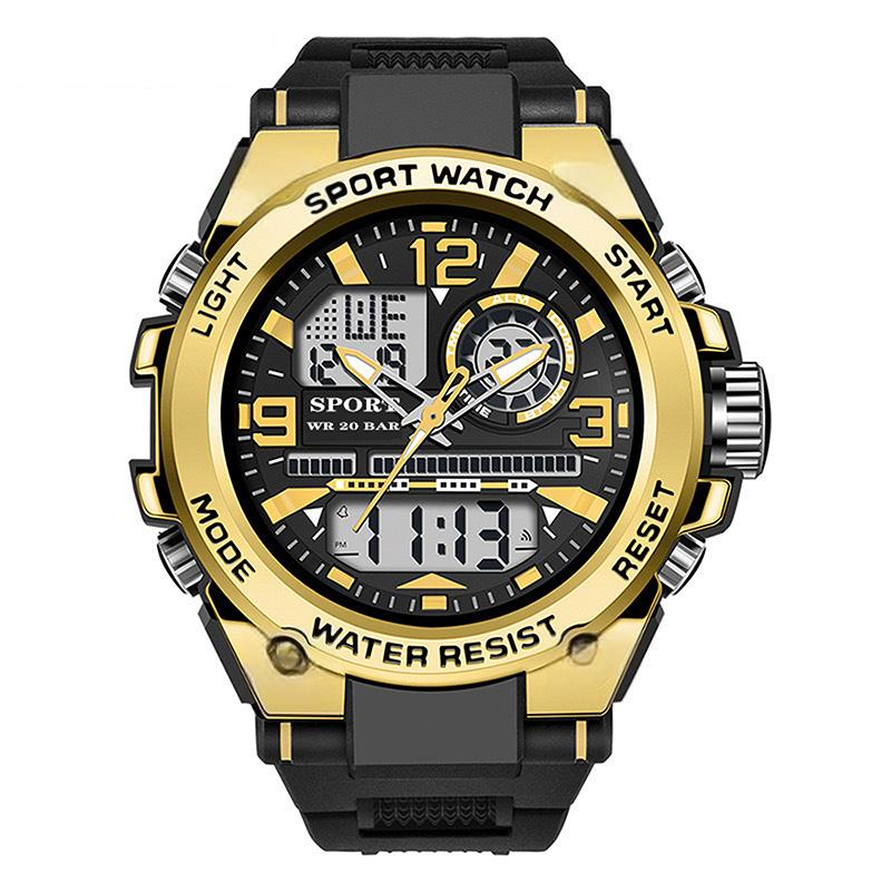 ⌚🔥 Reloj Deportivo para Hombre Resistente al Agua – Pantalla Luminosa y Estilo Moderno 🖤