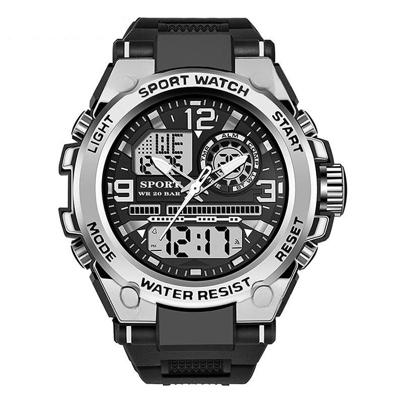 ⌚🔥 Reloj Deportivo para Hombre Resistente al Agua – Pantalla Luminosa y Estilo Moderno 🖤