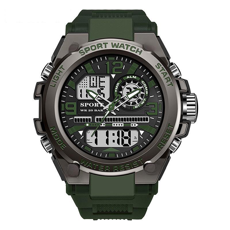 ⌚🔥 Reloj Deportivo para Hombre Resistente al Agua – Pantalla Luminosa y Estilo Moderno 🖤
