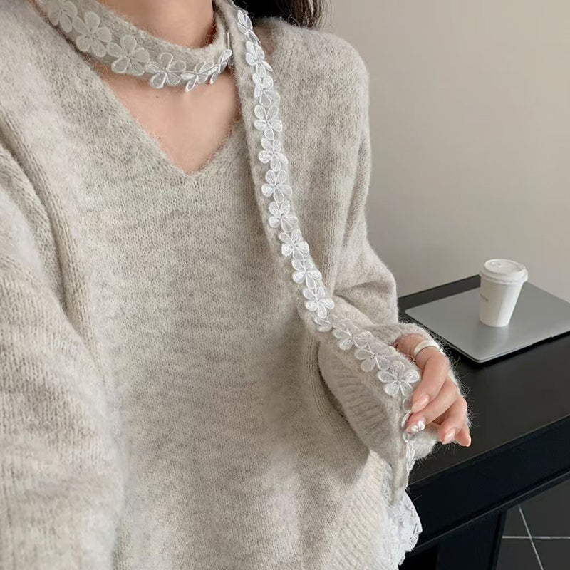 💃🧶 Conjunto de Mujer: Suéter Tejido + Falda – Look Chic de 2 Piezas ✨