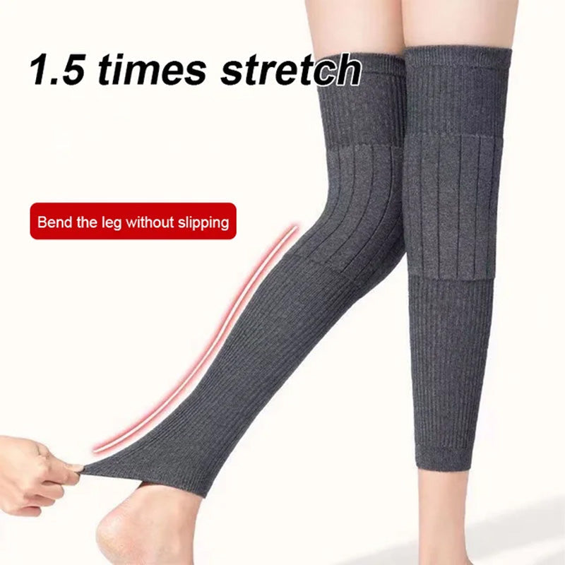 🔥 50% DE DESCUENTO 🔥 Rodilleras Largas Térmicas – Cálidas, Elásticas y Súper Cómodas 🦵❄️ | Soporte Ideal para Frío, Deporte y Uso Diario