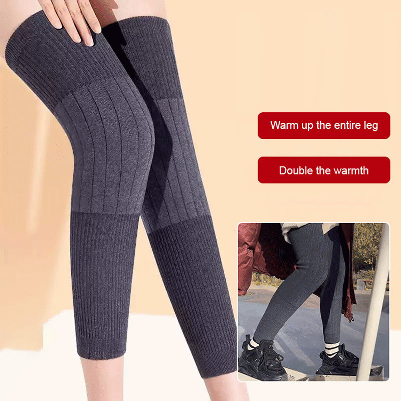 🔥 50% DE DESCUENTO 🔥 Rodilleras Largas Térmicas – Cálidas, Elásticas y Súper Cómodas 🦵❄️ | Soporte Ideal para Frío, Deporte y Uso Diario
