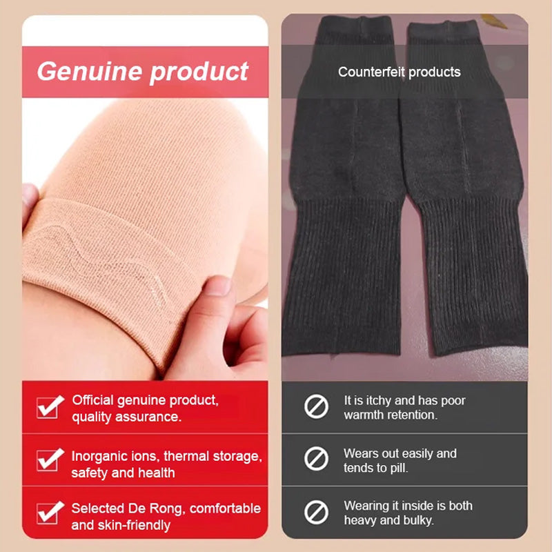🔥 50% DE DESCUENTO 🔥 Rodilleras Largas Térmicas – Cálidas, Elásticas y Súper Cómodas 🦵❄️ | Soporte Ideal para Frío, Deporte y Uso Diario