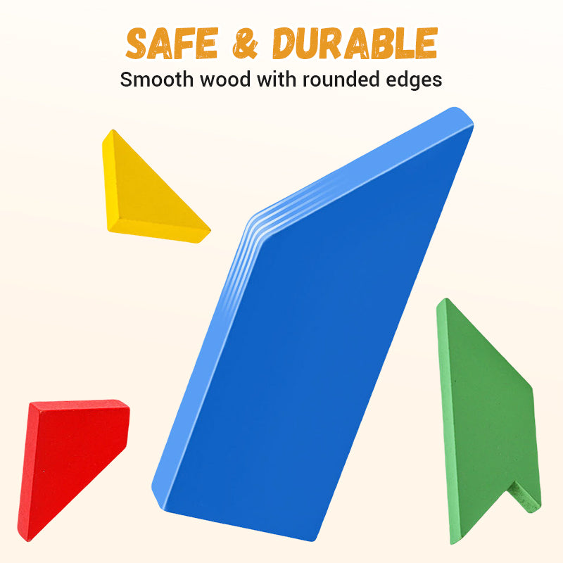 🧩🔥 ¡Oferta! Rompecabezas Educativo de Madera en Forma de T – Juego Didáctico para Inteligencia y Creatividad