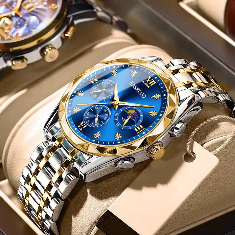 ⌚🔥 Reloj de Cuarzo para Hombre — Elegante, Resistente al Agua y Súper Duradero 💧💼