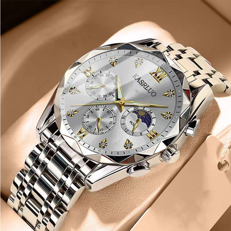 ⌚🔥 Reloj de Cuarzo para Hombre — Elegante, Resistente al Agua y Súper Duradero 💧💼
