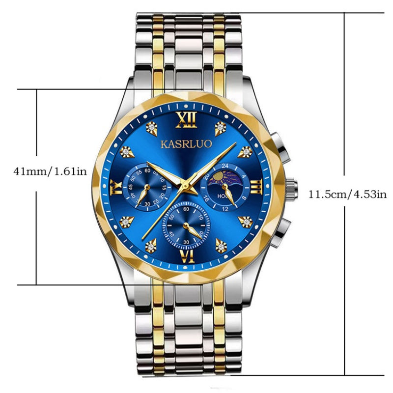 ⌚🔥 Reloj de Cuarzo para Hombre — Elegante, Resistente al Agua y Súper Duradero 💧💼
