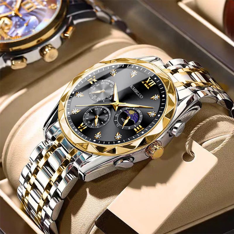 ⌚🔥 Reloj de Cuarzo para Hombre — Elegante, Resistente al Agua y Súper Duradero 💧💼