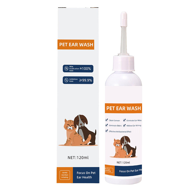 🐾 Limpiador de Oídos para Mascotas – Fórmula Suave con Aloe Calmante para Perros y Gatos, Previene Infecciones y Malos Olores 🌿👂