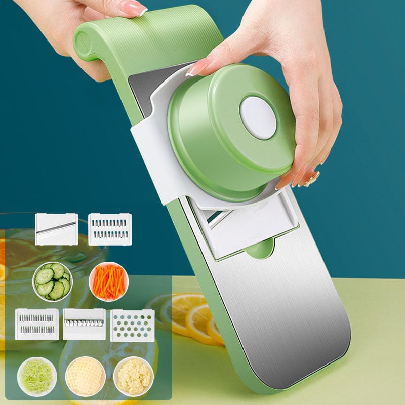 🔪✨ Cortador de Verduras Multifuncional – Rápido, Fácil y Perfecto para Preparar Comidas Saludables 🍅🥕