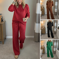 ✨💖 Set de Jersey y Pantalón de 2 Piezas con Purpurina – Elegante, Cómodo y Brillante ✨