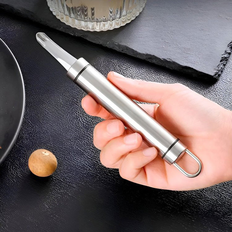 🍎🔪 Descorazonador Multifuncional de Acero Inoxidable – Rápido, Preciso y Duradero