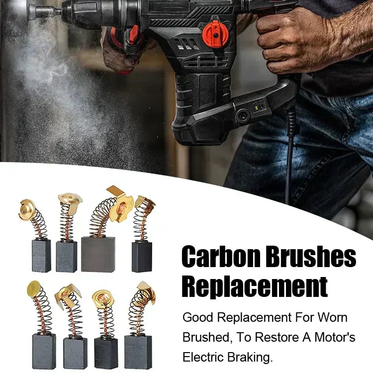 🔧⚙️ 50% OFF — Juego de Escobillas de Carbón Compatibles para Herramientas | ¡Ahorra Más Comprando Más! 💸💥