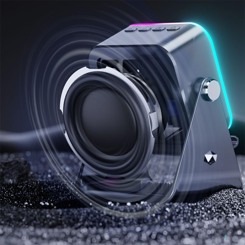 🔊🔥 Altavoz Bluetooth 5 en 1 con Carga Inalámbrica y Soporte Ajustable – Sonido Potente y Todo en Uno⚡📱🎶