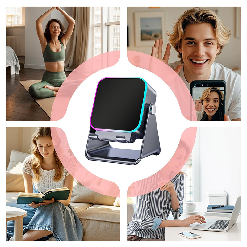 🔊🔥 Altavoz Bluetooth 5 en 1 con Carga Inalámbrica y Soporte Ajustable – Sonido Potente y Todo en Uno⚡📱🎶