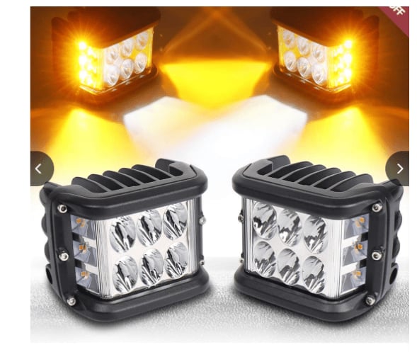 🚗✨ Luz LED Bicolor para Auto 🔵🔴 Estilo Moderno • Iluminación Impactante • Toque Futurista para tu Coche 😎🔥