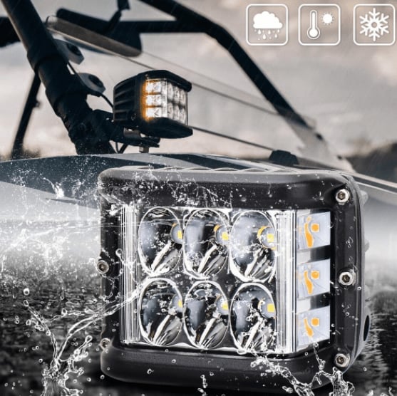 🚗✨ Luz LED Bicolor para Auto 🔵🔴 Estilo Moderno • Iluminación Impactante • Toque Futurista para tu Coche 😎🔥