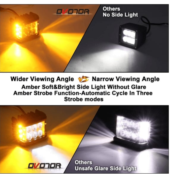 🚗✨ Luz LED Bicolor para Auto 🔵🔴 Estilo Moderno • Iluminación Impactante • Toque Futurista para tu Coche 😎🔥