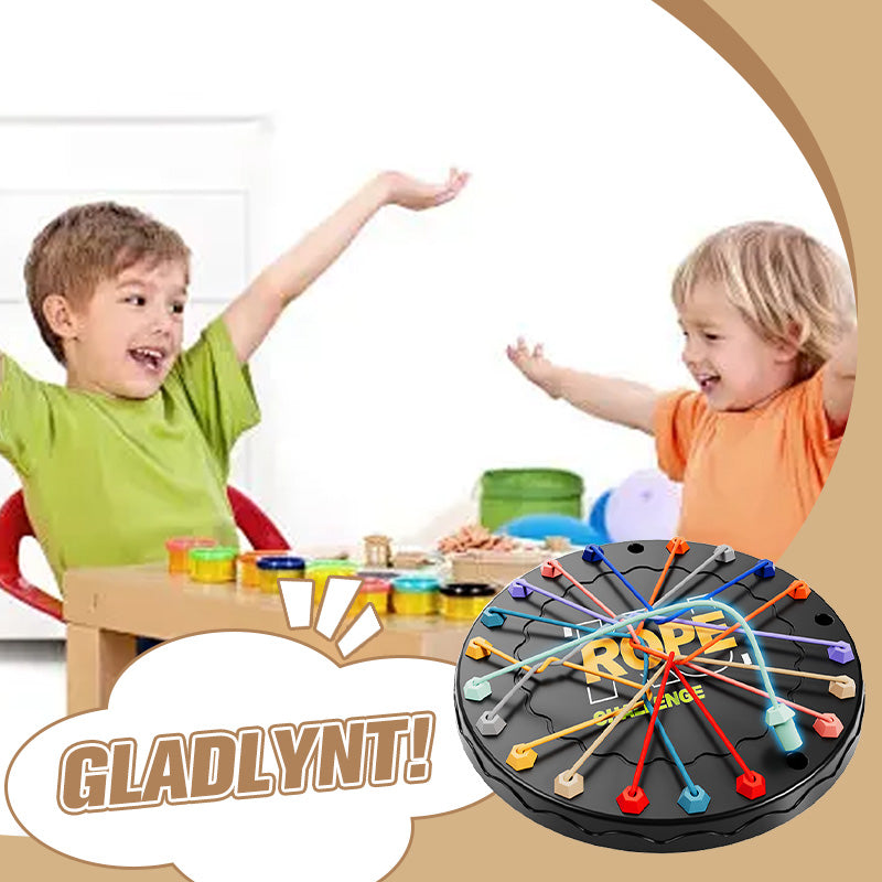 🧠🔗 ¡50% OFF + Compra 2 y Lleva 1 Gratis! Juguete de Desafío con Cuerda – Rompecabezas Mental para Niños y Adultos