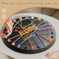🧠🔗 ¡50% OFF + Compra 2 y Lleva 1 Gratis! Juguete de Desafío con Cuerda – Rompecabezas Mental para Niños y Adultos