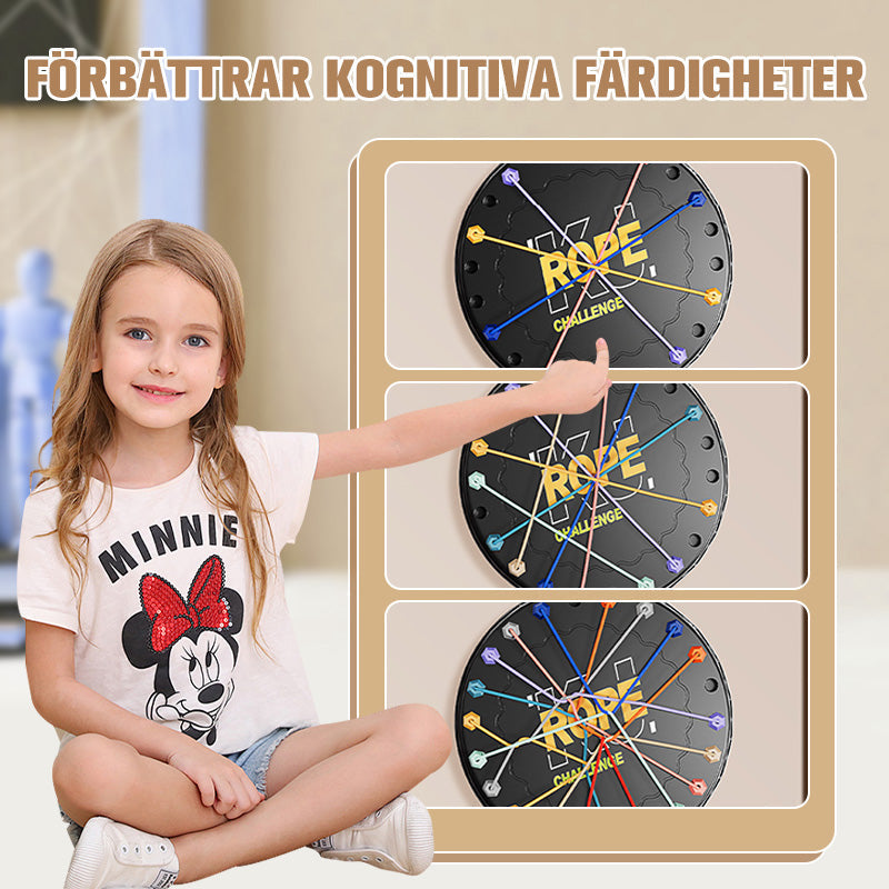 🧠🔗 ¡50% OFF + Compra 2 y Lleva 1 Gratis! Juguete de Desafío con Cuerda – Rompecabezas Mental para Niños y Adultos