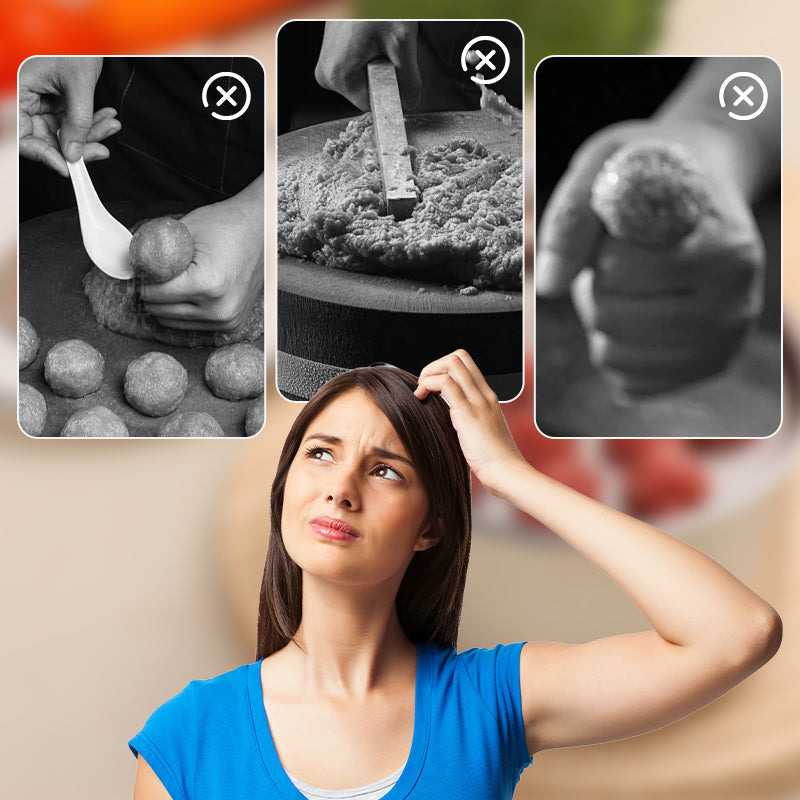 🍽️✨ Máquina para Hacer Albóndigas de Acero Inoxidable – Fácil, Rápida y Sin Desorden 👩‍🍳💪