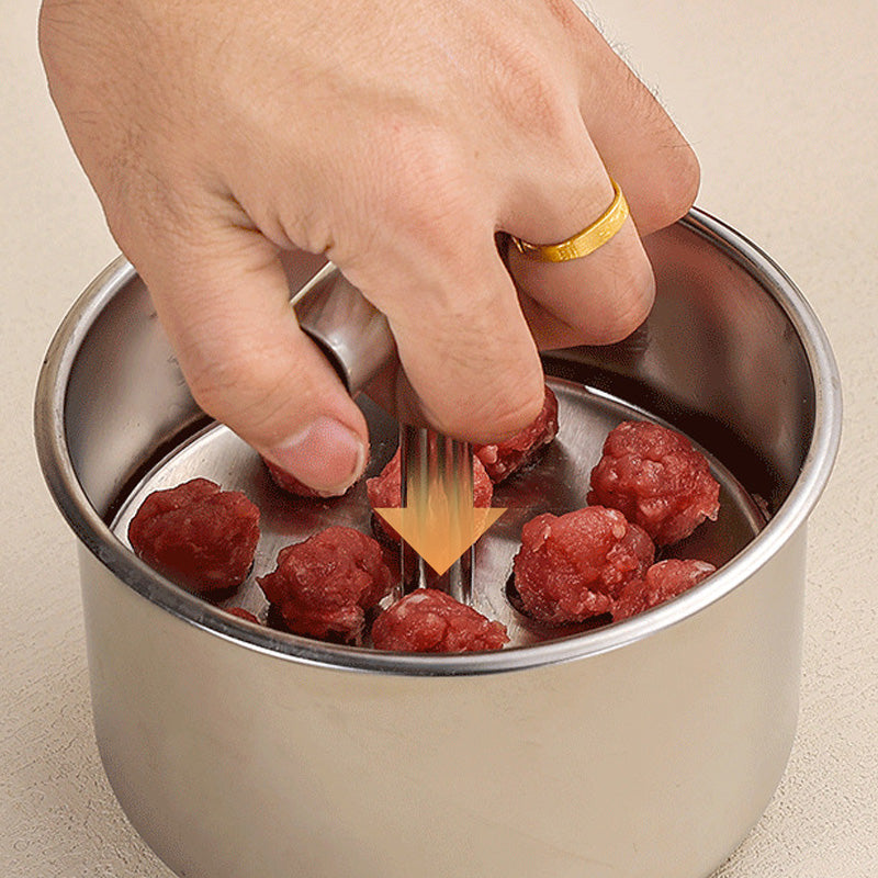 🍽️✨ Máquina para Hacer Albóndigas de Acero Inoxidable – Fácil, Rápida y Sin Desorden 👩‍🍳💪