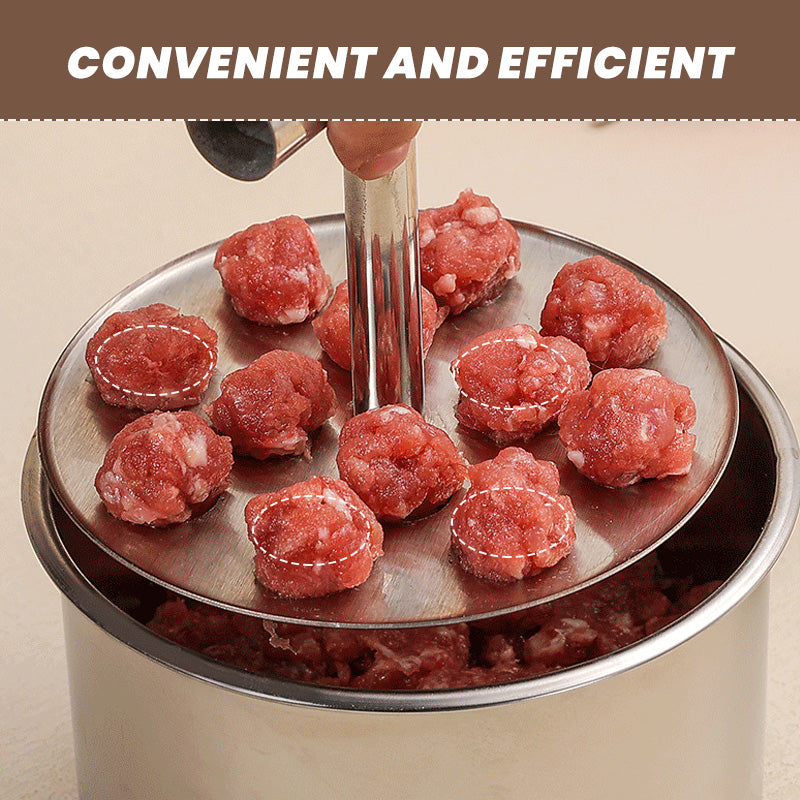 🍽️✨ Máquina para Hacer Albóndigas de Acero Inoxidable – Fácil, Rápida y Sin Desorden 👩‍🍳💪
