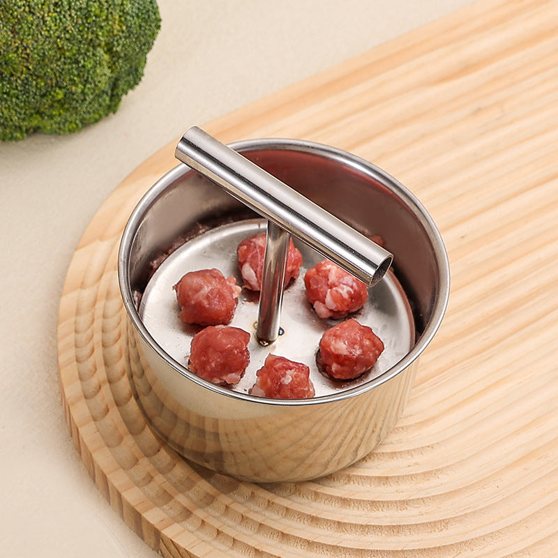 🍽️✨ Máquina para Hacer Albóndigas de Acero Inoxidable – Fácil, Rápida y Sin Desorden 👩‍🍳💪