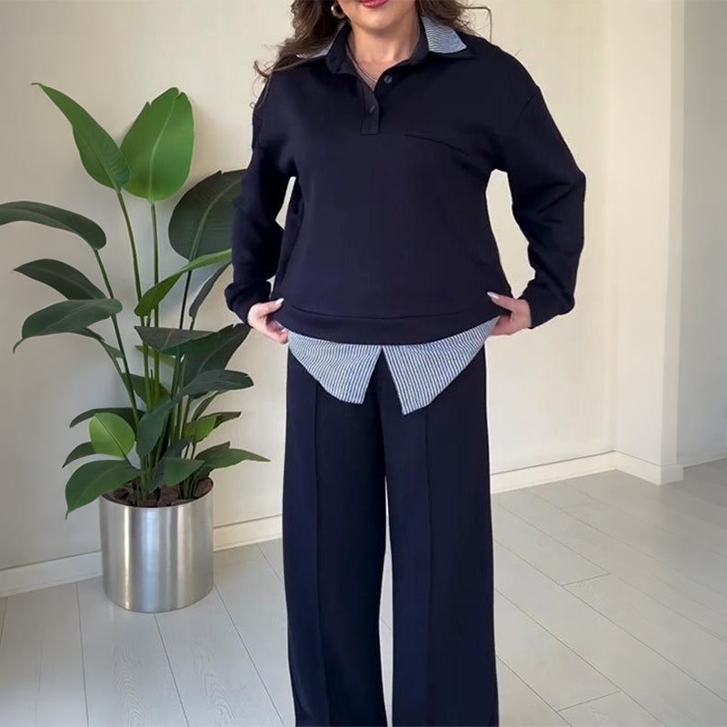 👚👖 Conjunto Casual de Mujer – Top y Pantalón   Comodidad y Estilo en Uno ✨💃