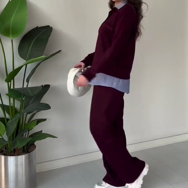 👚👖 Conjunto Casual de Mujer – Top y Pantalón   Comodidad y Estilo en Uno ✨💃