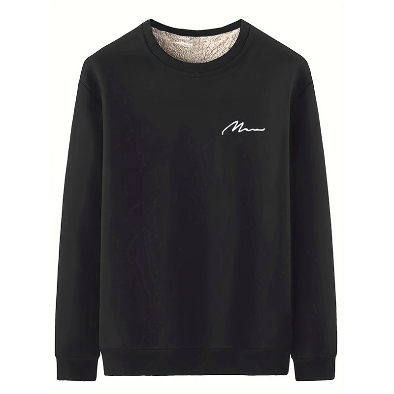 🔥❄️ ¡50% de descuento! Sudadera de cuello redondo para hombre con forro térmico cálido: ultrasuave y resistente al invierno.
