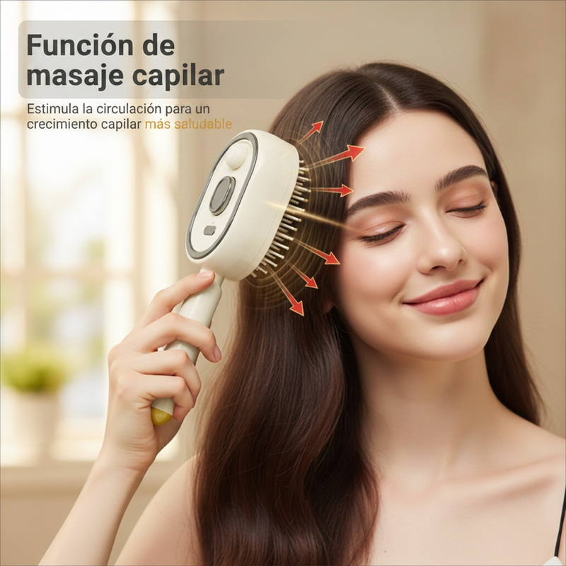 📢📢¡¡50 % DE DESCUENTO!! ⏰✨Cepillo eléctrico para el cabello con spray y masaje🔥