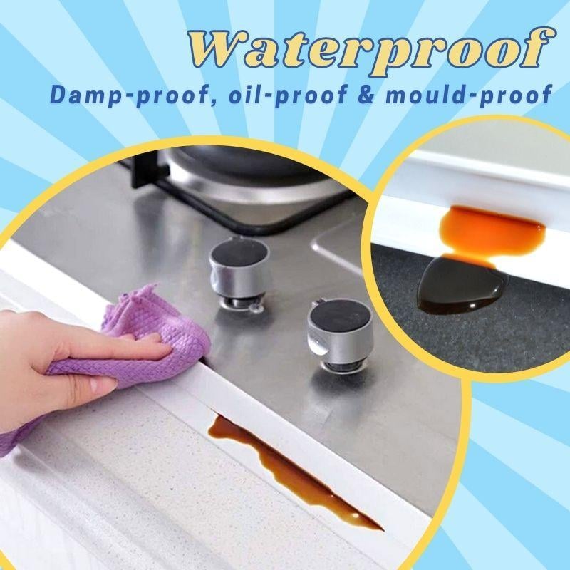 🚿✨ ¡OFERTA 50% OFF! Cinta de Calafateo Impermeable – Sellado Perfecto Sin Esfuerzo
