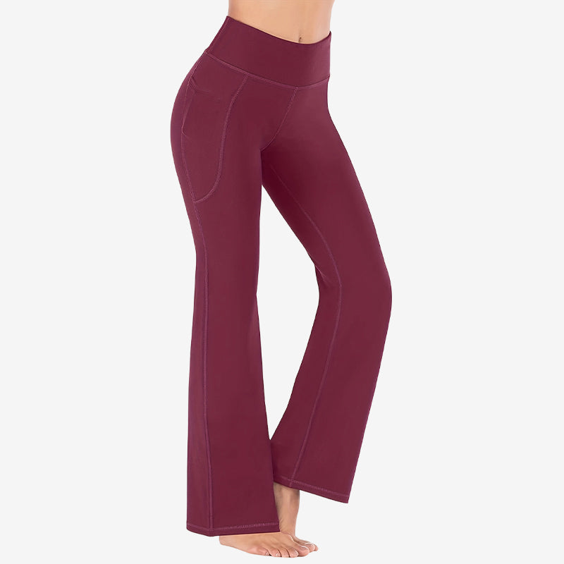 🔥 ¡50% DE DESCUENTO! ✨ Leggings Acampanados Ultra Sculpt con Control de Barriga y Cintura Alta – Estilo y Comodidad Todo el Día 💖👖