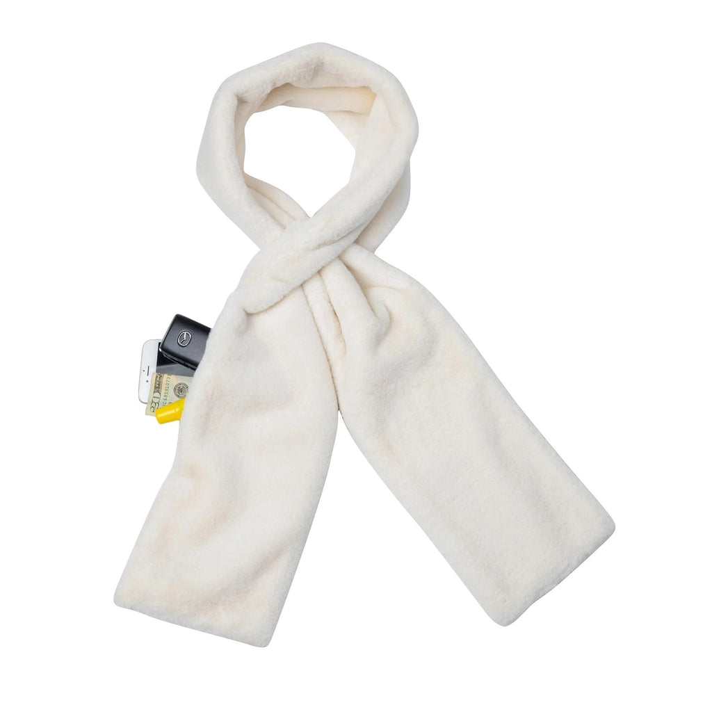 🎅💖 ¡50% OFF + Compra 2 y Lleva 1 Gratis! Bufanda Ultra Suave de Piel Sintética con Bolsillo Secreto