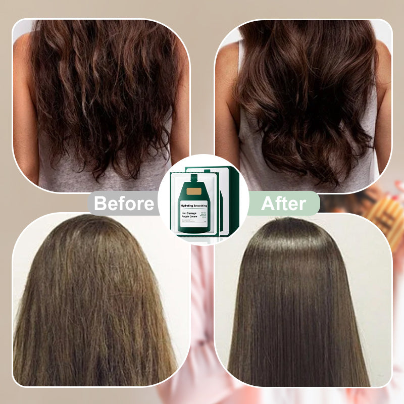 💥✨ Crema Hidratante Reparadora para Cabello Dañado – Suavidad y Brillo al Instante