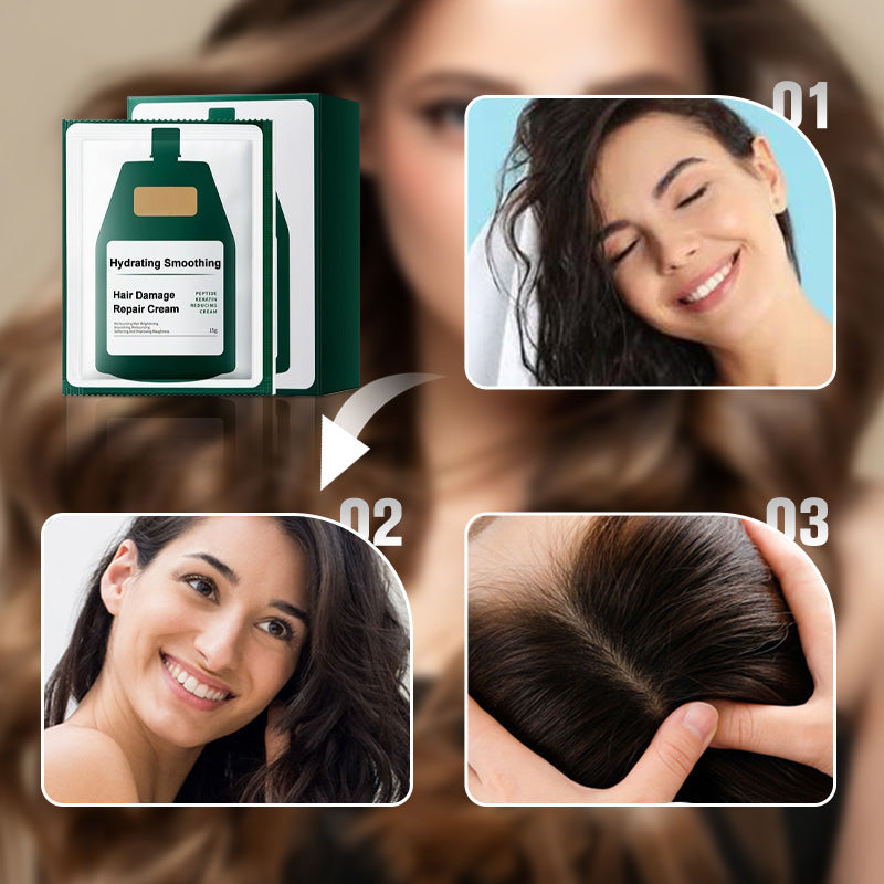 💥✨ Crema Hidratante Reparadora para Cabello Dañado – Suavidad y Brillo al Instante